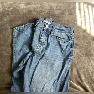 Curvy mom jeans high rise